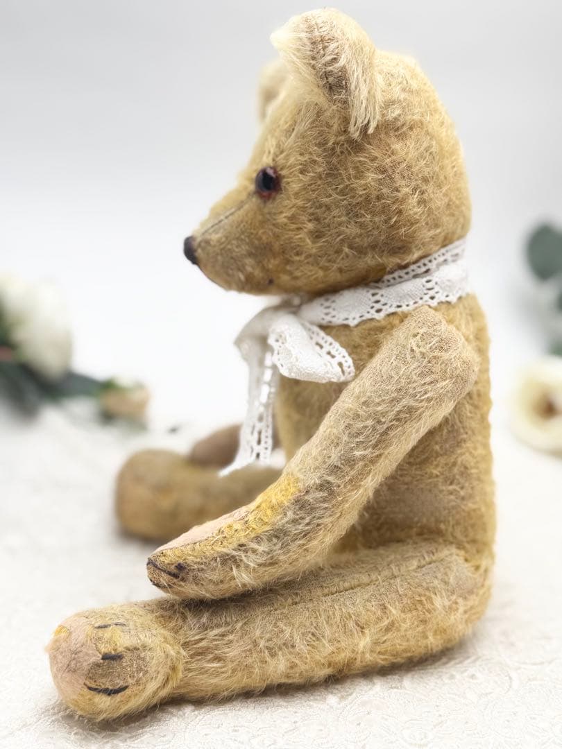 こ*む様 1930’s〜1950’sアンティークベア 36cm■ドイツ/独逸ビン