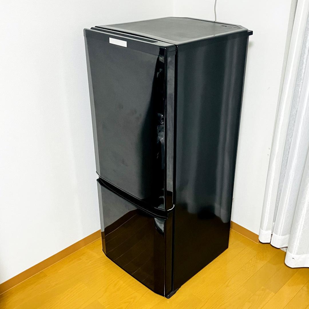 ✨ 三菱 MR-P15C-B 冷蔵庫 146L サファイアブラック 2ドア 右開