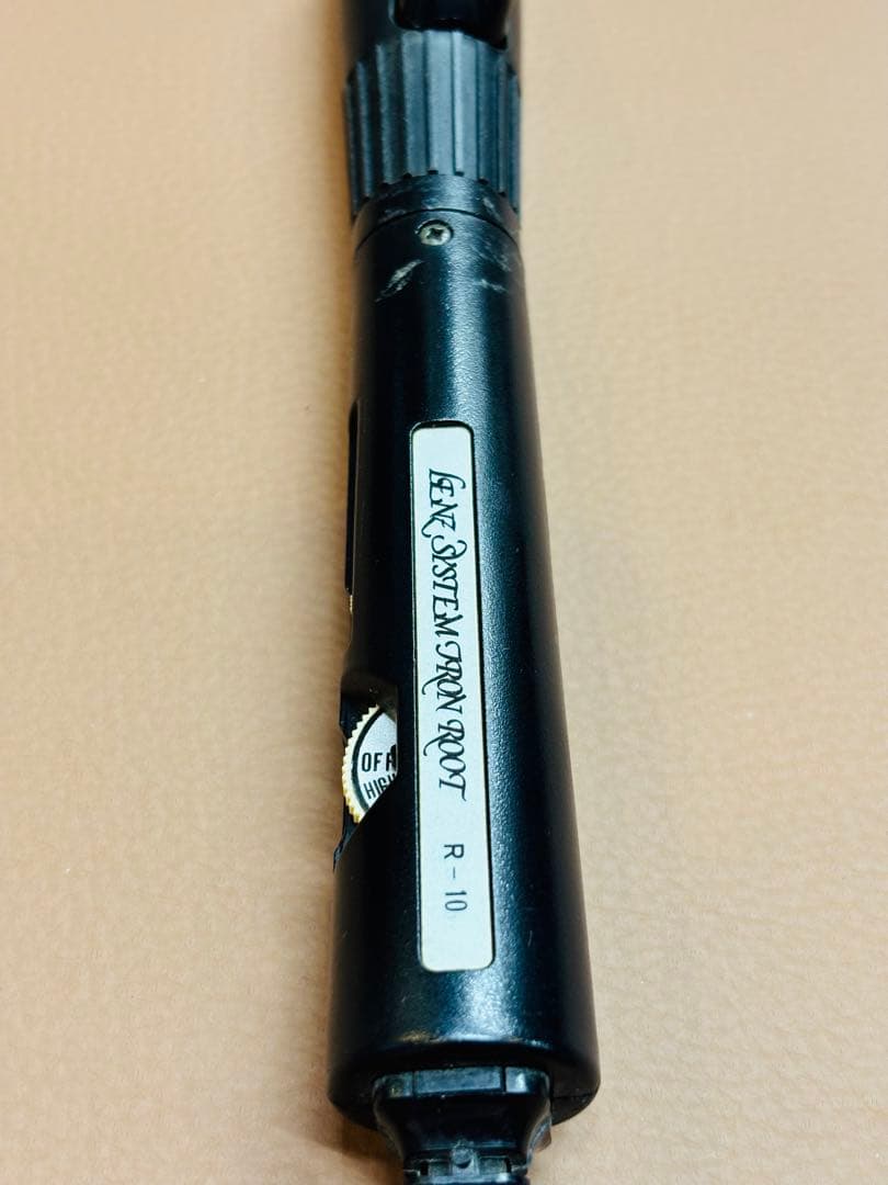 未使用に近い超美品　LENZ Ｒ-10 元巻きレンツ丸アイロン　理容アイロン
