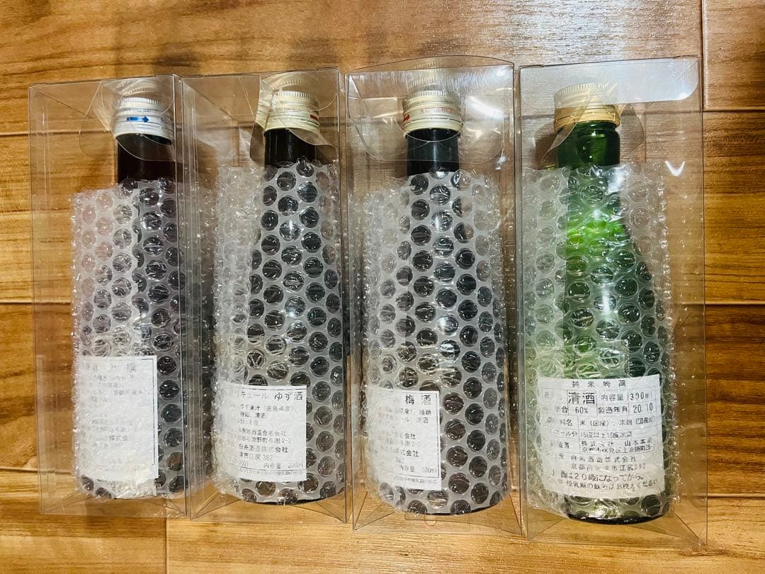 有頂天家族2 飲みくらべ4本セット(清酒×2本 梅酒×1本 ゆず酒×1本)