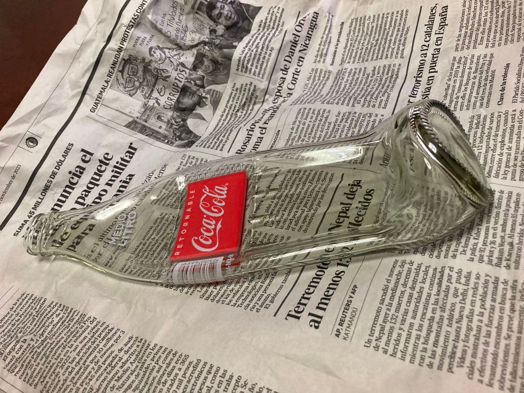 メキシコ産　Coca-Cola リターナブルガラスボトル 500ml