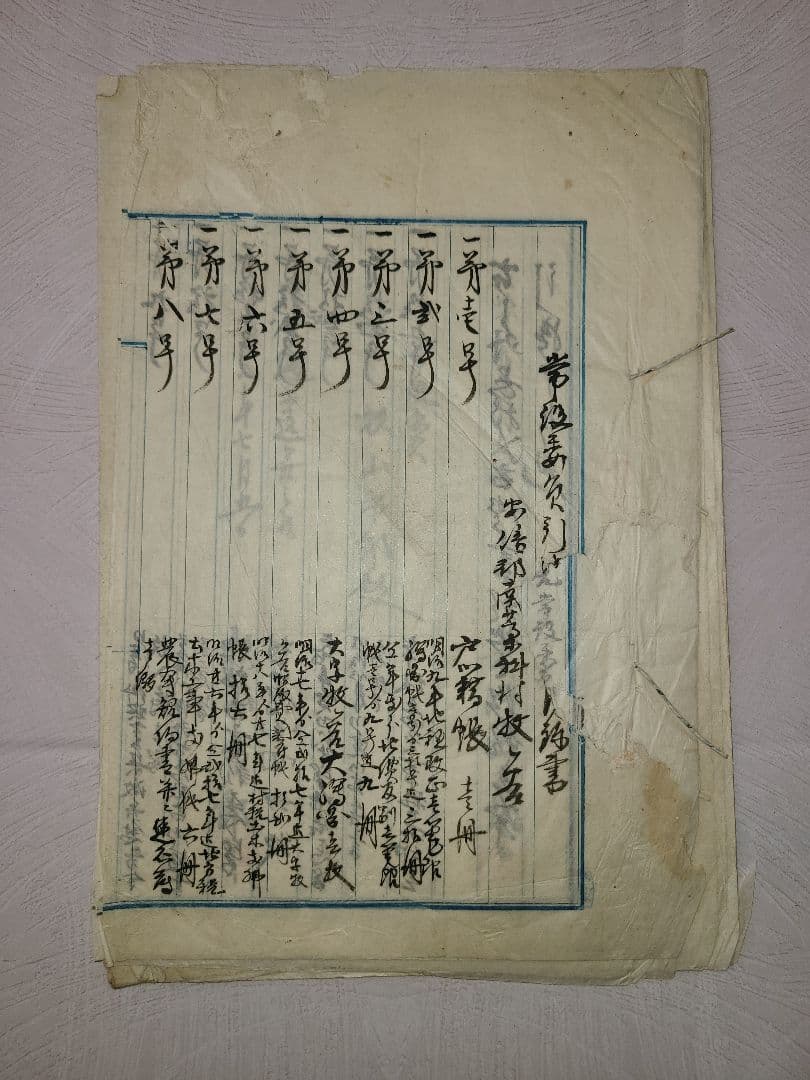 明治時代 古文書 駿河の国 安倍郡 牧ヶ谷村 開墾 動向 歴史 資料 静岡県葵区