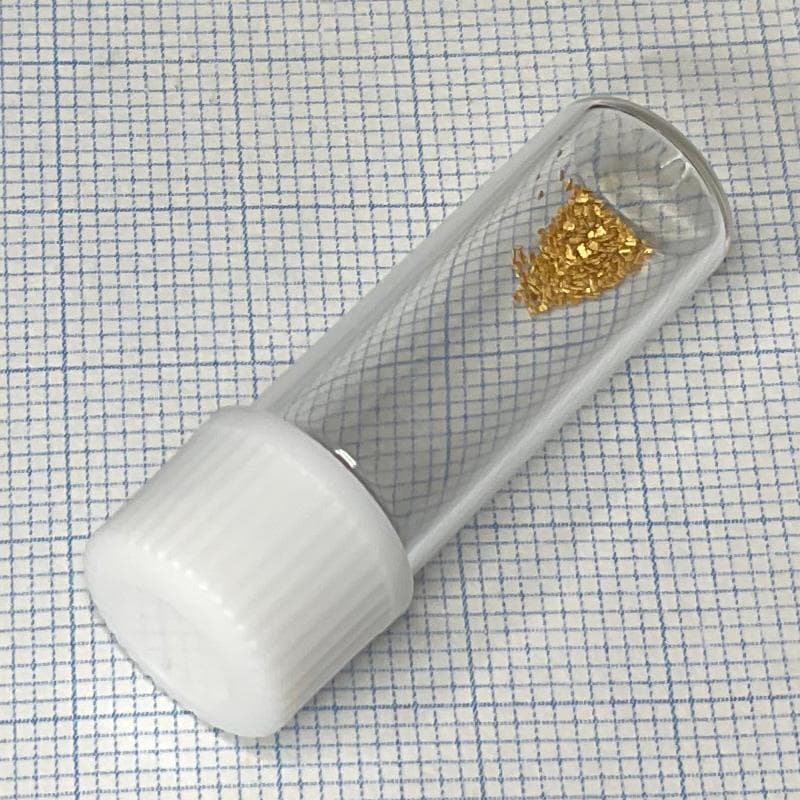 ★砂金★北海道新十津川町　総富地川産★0.155g