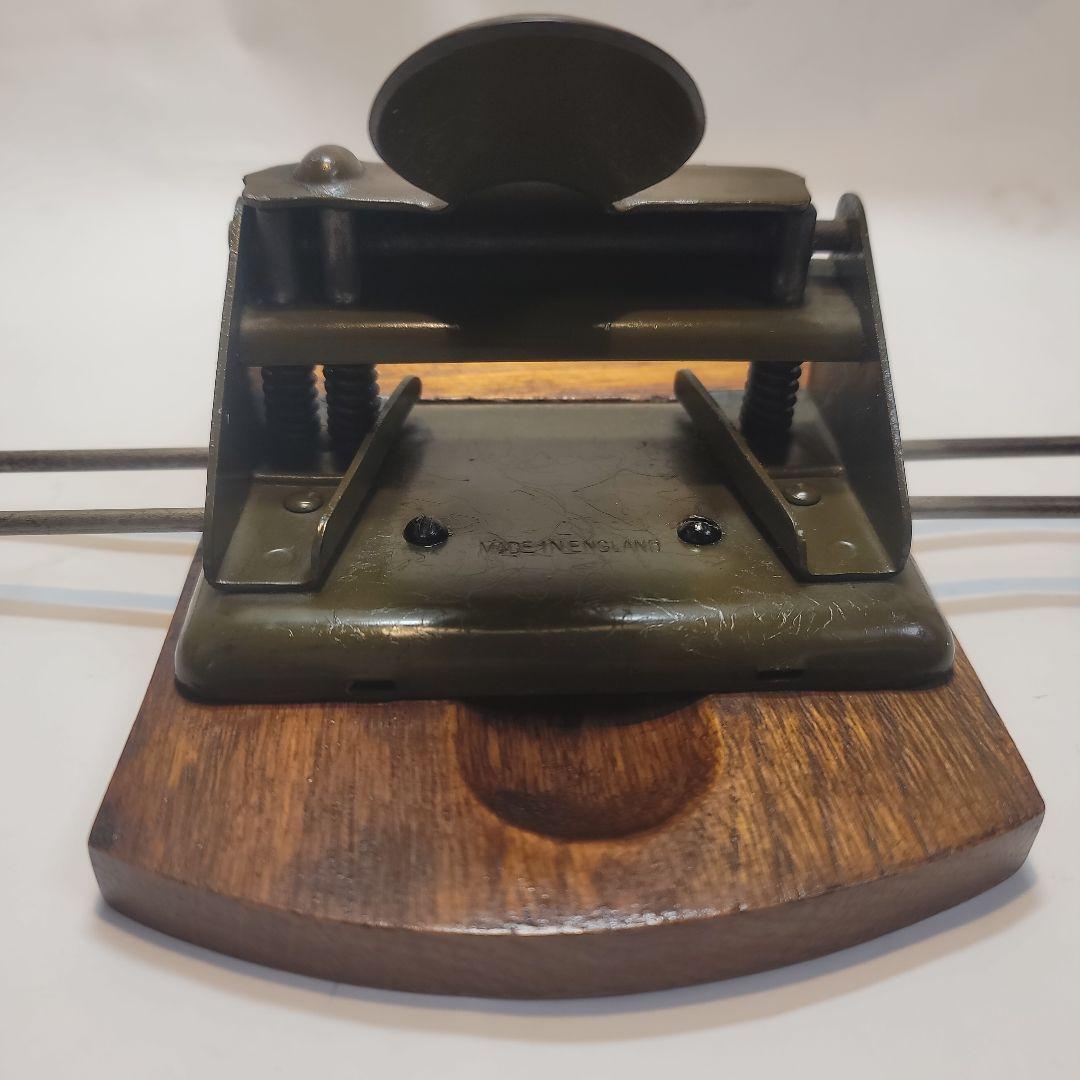 良品英国イギリスヴィンテージアンティーク two-hole puncher 実働
