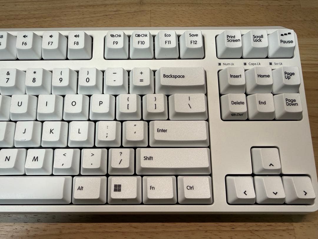 REALFORCE R4テンキーレス 45g 英語配列 ホワイト R4HD21