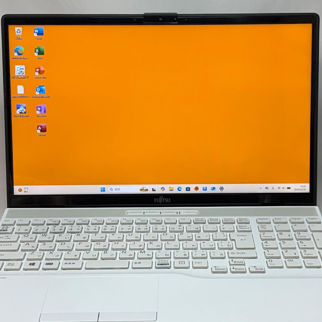 美品 LIFEBOOK AH450 Ryzen5 5500U 15.6型 DVD