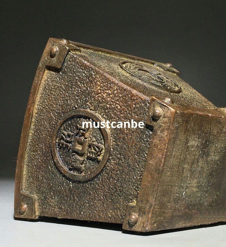 銅器 鎮宅 太極八卦米斗 四方香炉 招財進宝 風水 置物 装飾品 工芸品