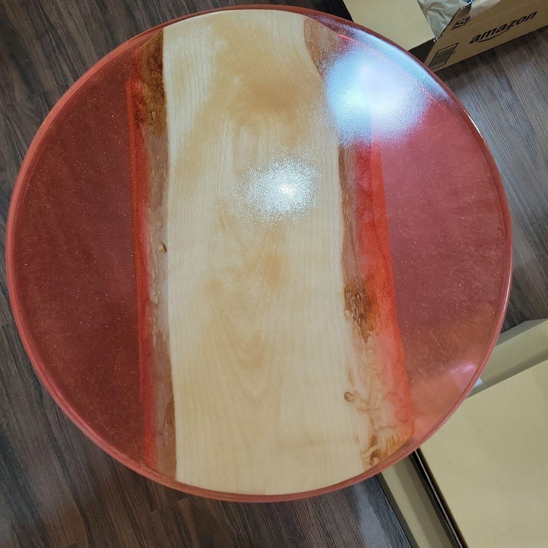 エポキシ樹脂の円形テーブル直径50cm