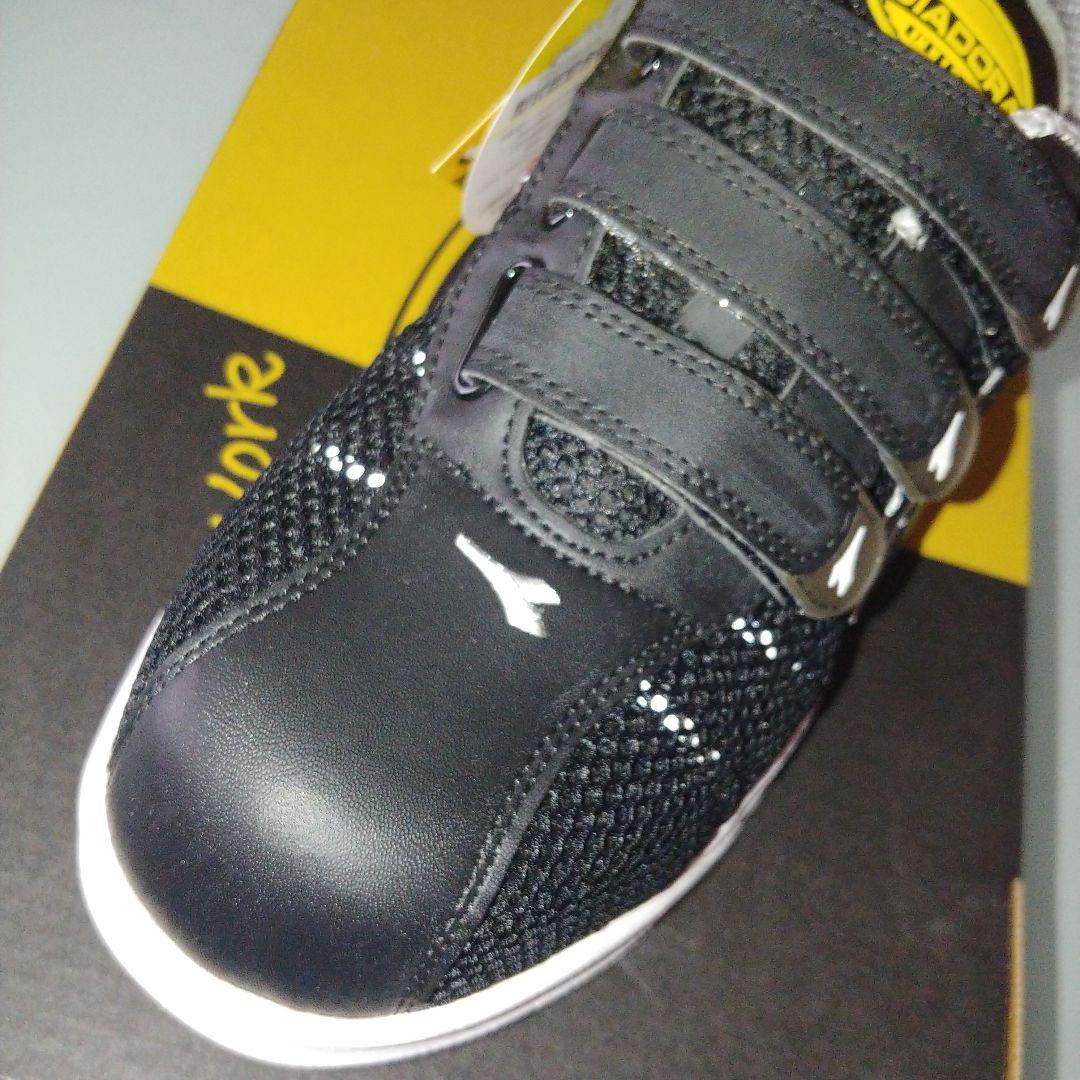 DIADORA ブラック 安全靴 ベルクロ