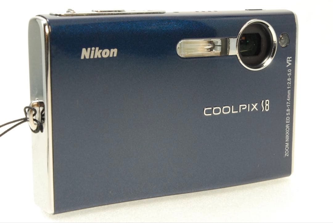 Nikon COOLPIX S8 ❤️スマホ転送 動作確認済 ネイビー コンデジ