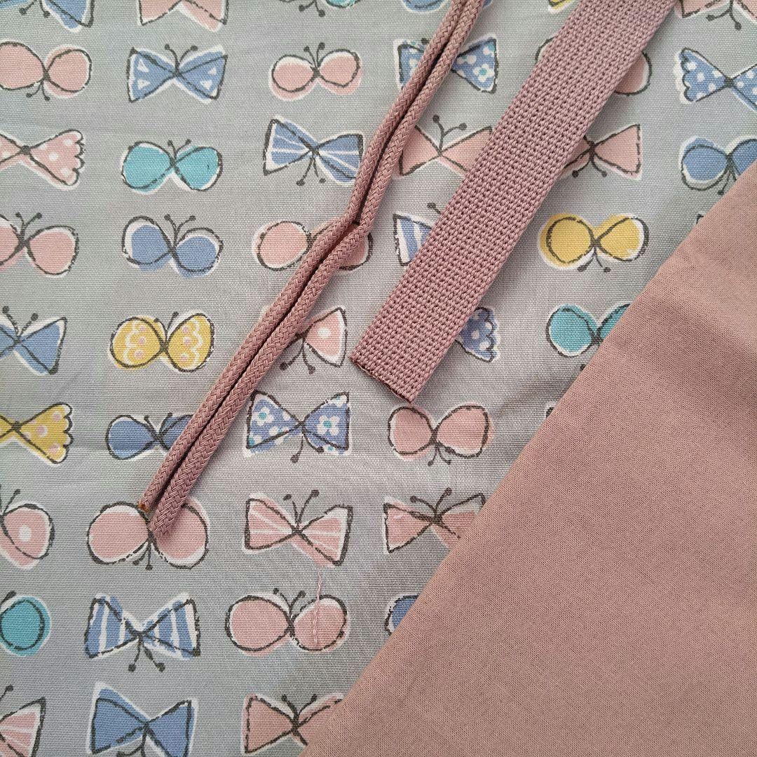 入園入学セット レッスンバッグ 上履き袋 体操服袋 ハンドメイド リボン ピンク