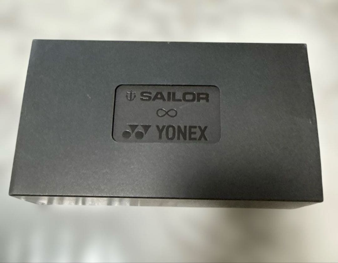YONEX＆SAILOR コラボ万年筆 ダークグリーン インク瓶付き ほぼ未使用