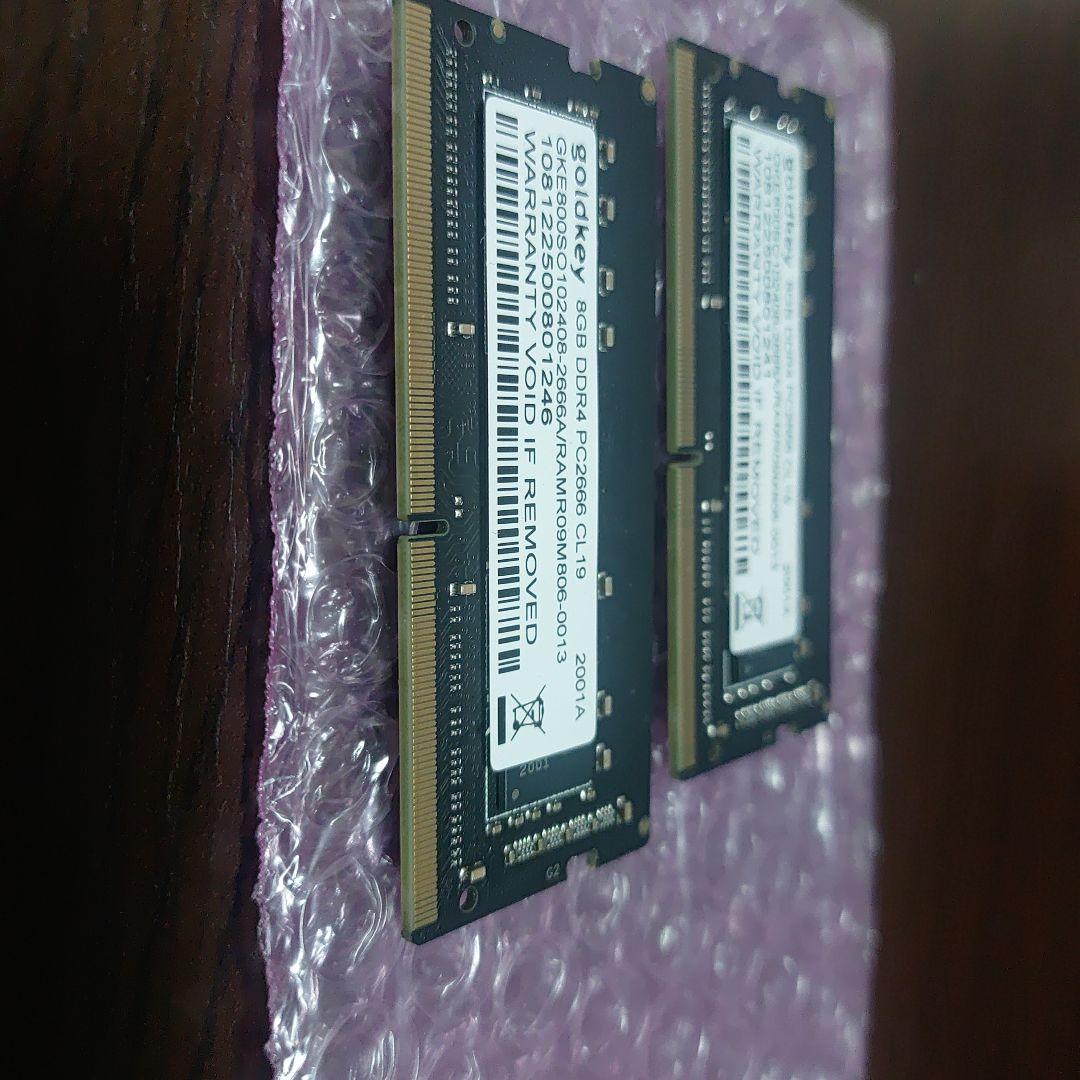 DDR4 SO-DIMM 16GB(8GB×2) メモリ