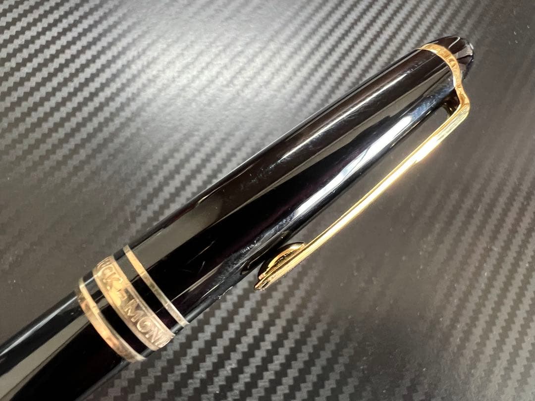 未使用に近い モンブラン 164 クラシック ボールペン ブラック