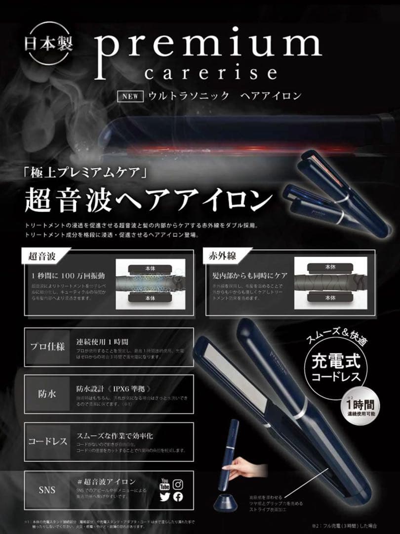 ウルトラソニックアイロン⭐️新品、未使用品