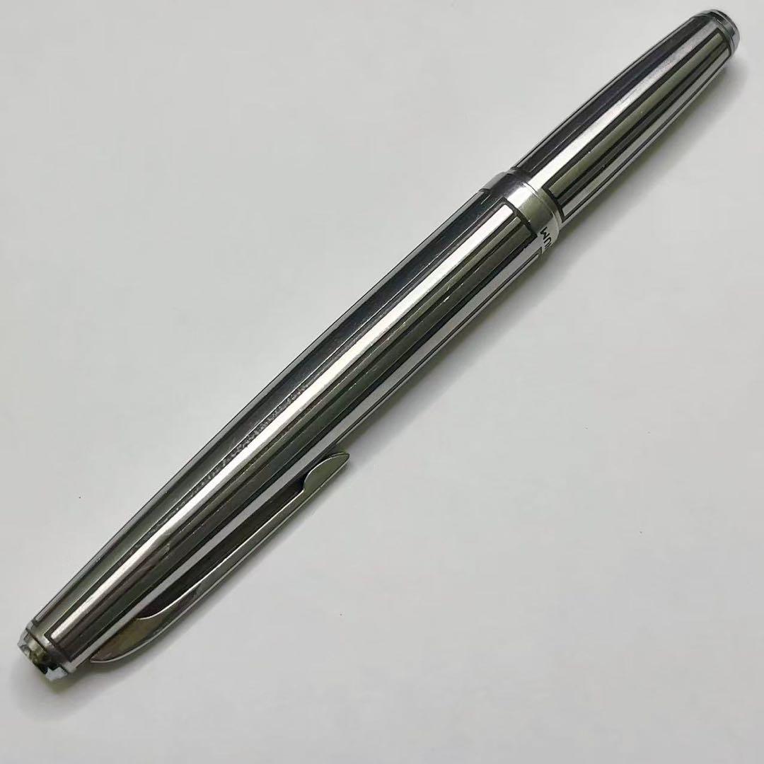 PLATINUM プラチナ 18KWG 細字 万年筆