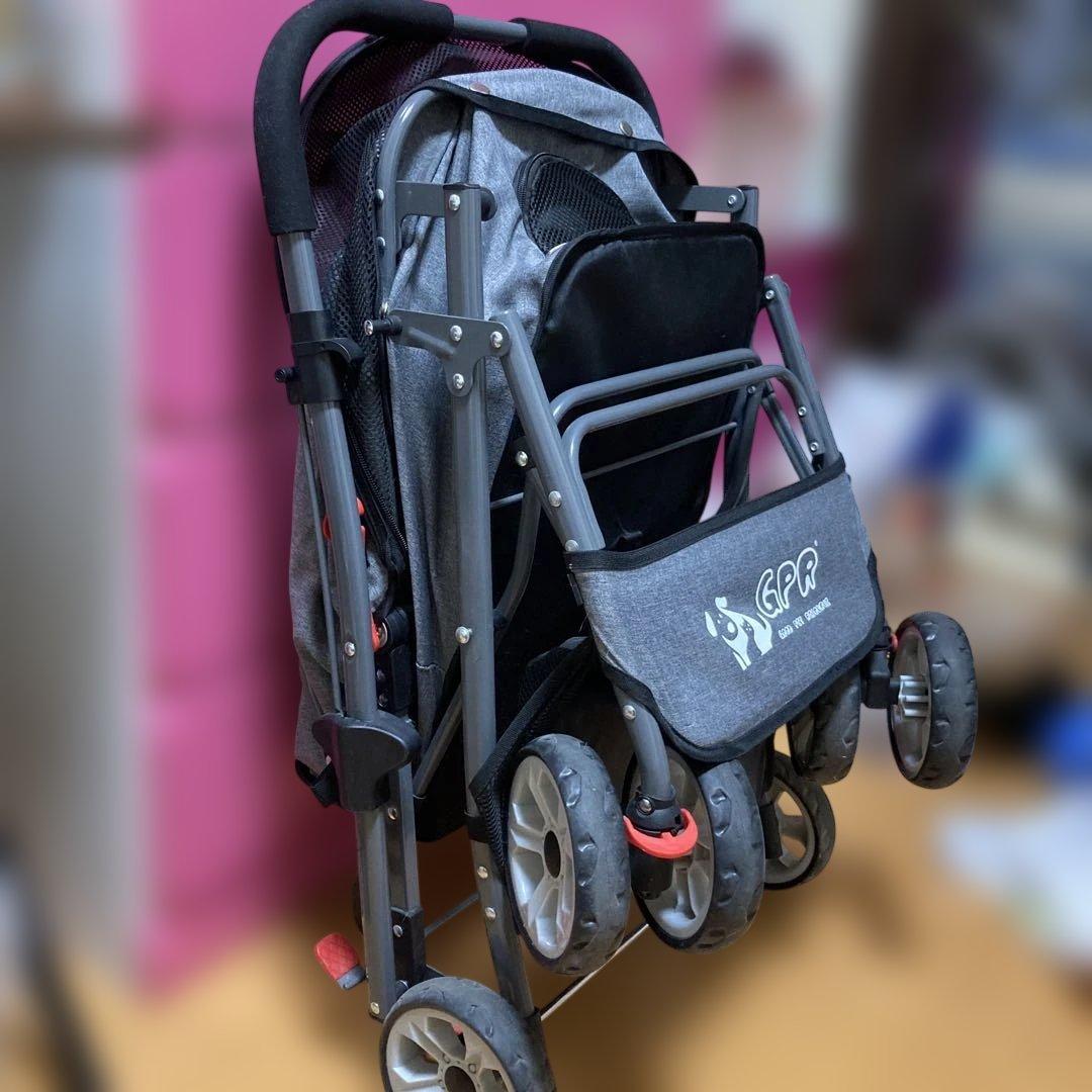 GPR 3WAY 分離 自立 ペットカート 犬用ベビーカー バギー軽量コンパクト
