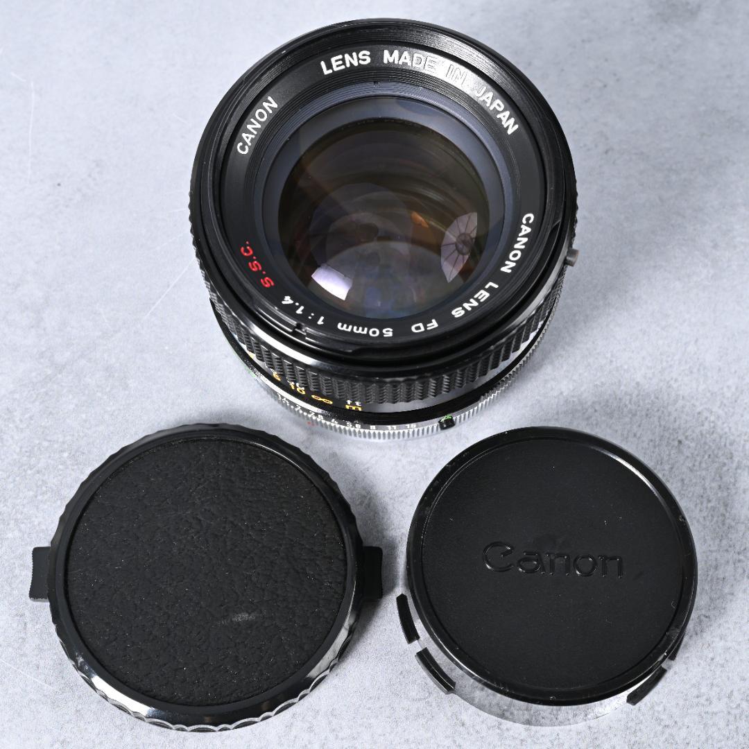 フィルムカメラ CANON FD 50mm F1.4 S.S.C.