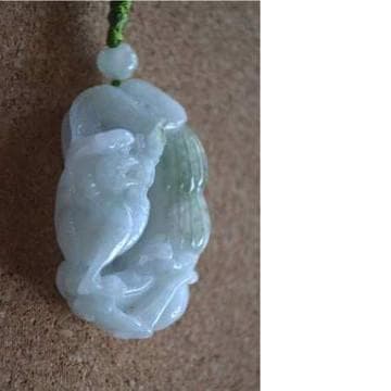 天然Ａ級翡翠彫り,龍.ペンダント,レア, 新品美品,2-07