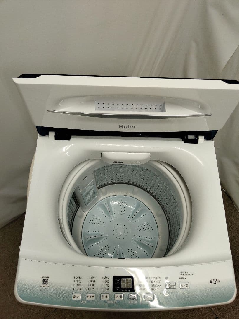 Haier 2022年製　洗濯機4.5kg JW-U45HK