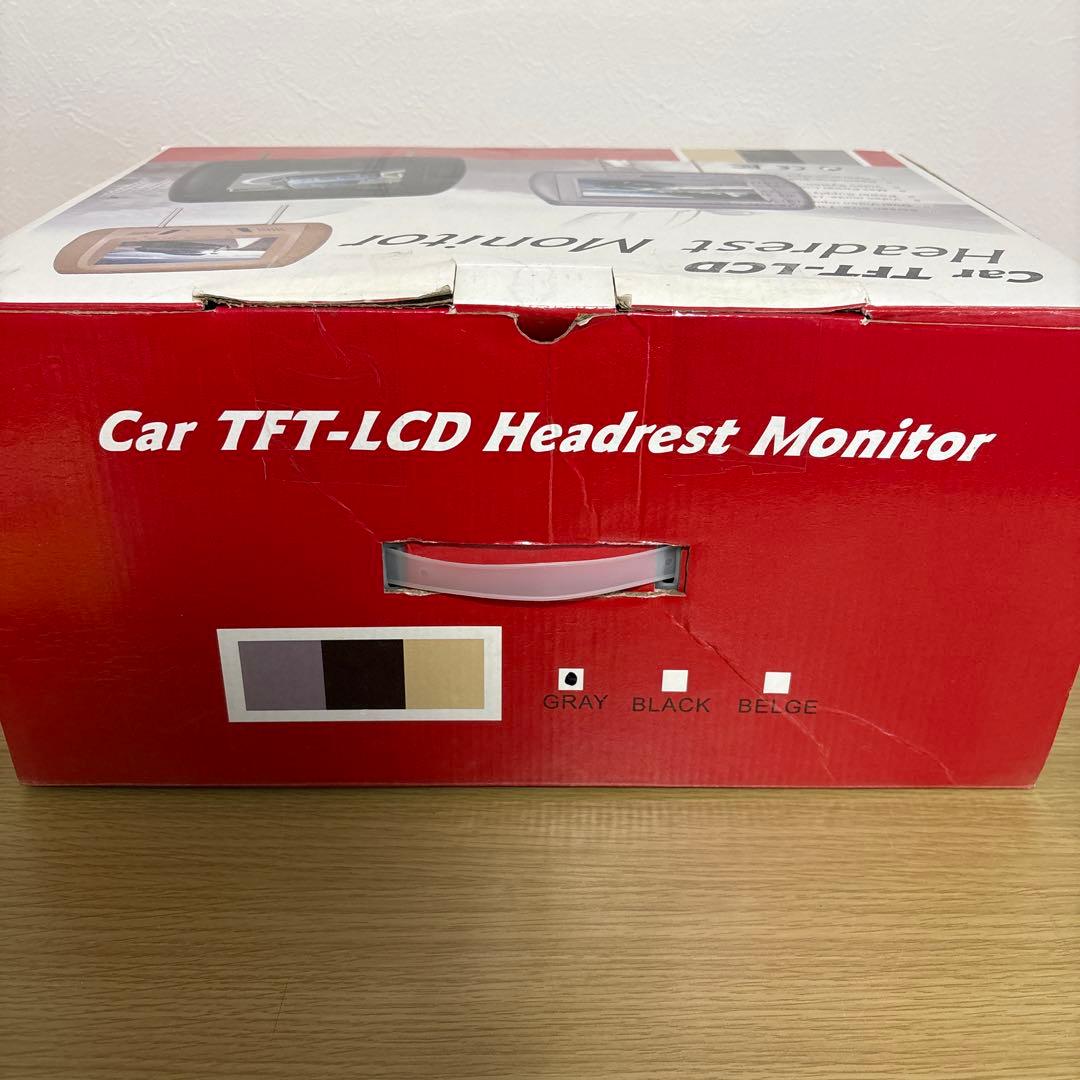 【未使用】 Luocute Headrest TFT-LCD グレー モニター