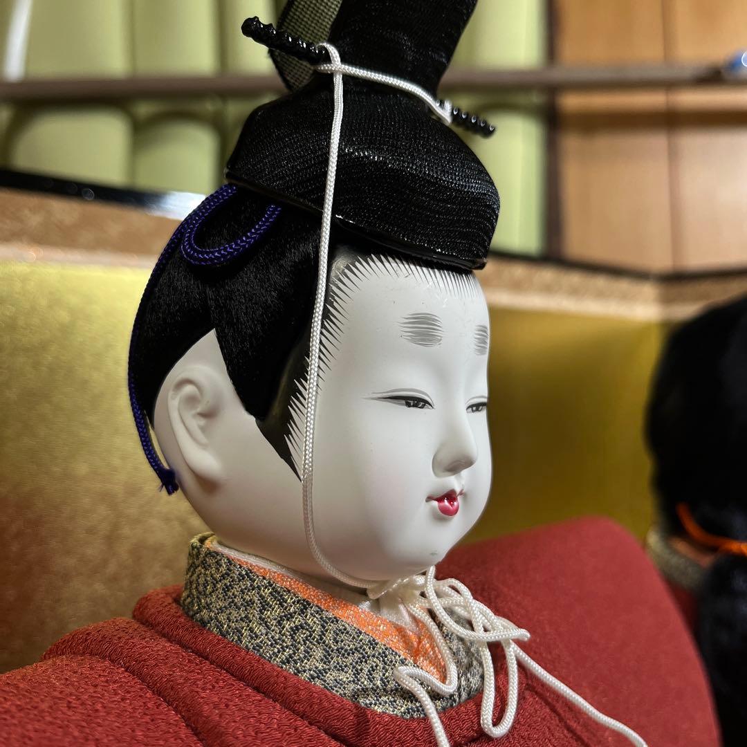 江戸木目込人形　親王飾り　お雛様　立ち雛　木目込人形　雛人形