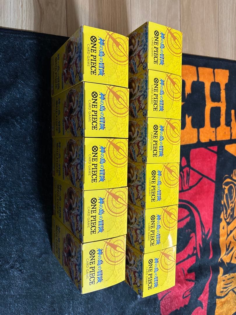 【新品未開封】ワンピースカード 神の島の冒険　BOX テープカット 11箱