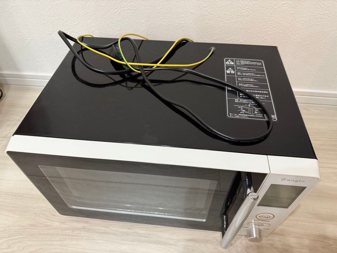 美品⭐︎エディオン⭐︎ e angle 電子レンジ　ANG-MO-A5(W)