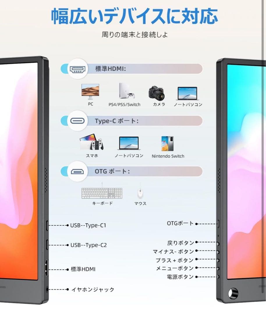 モバイルモニター 15.6