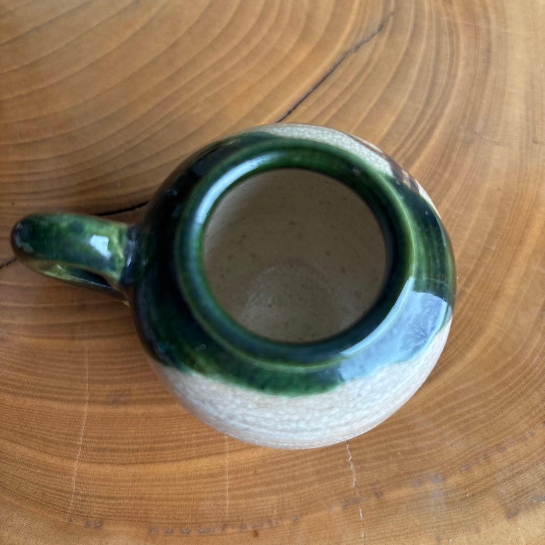 茶入 山口茂造 色被り 四滴茶入 茶道具 共箱（Hb）