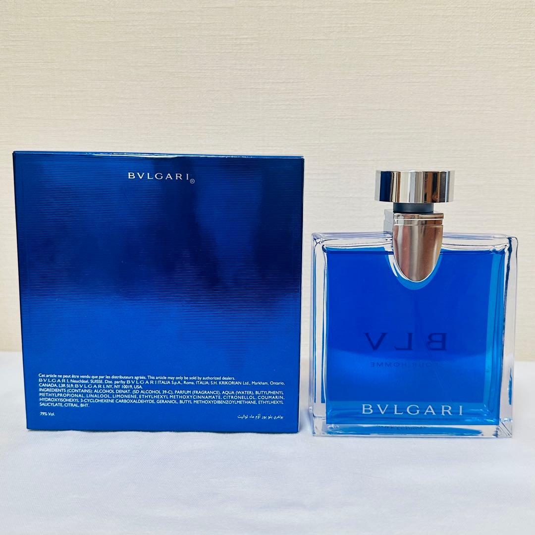 新品未使用　ブルガリ　ブルー　プールオム　オードトワレ　香水　100ml