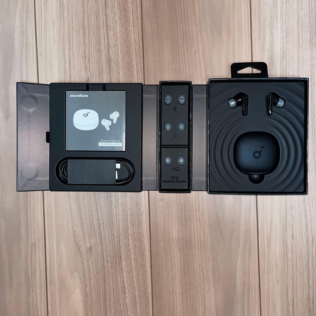 Soundcore Liberty 4 ワイヤレスイヤホン ミッドナイトブラック