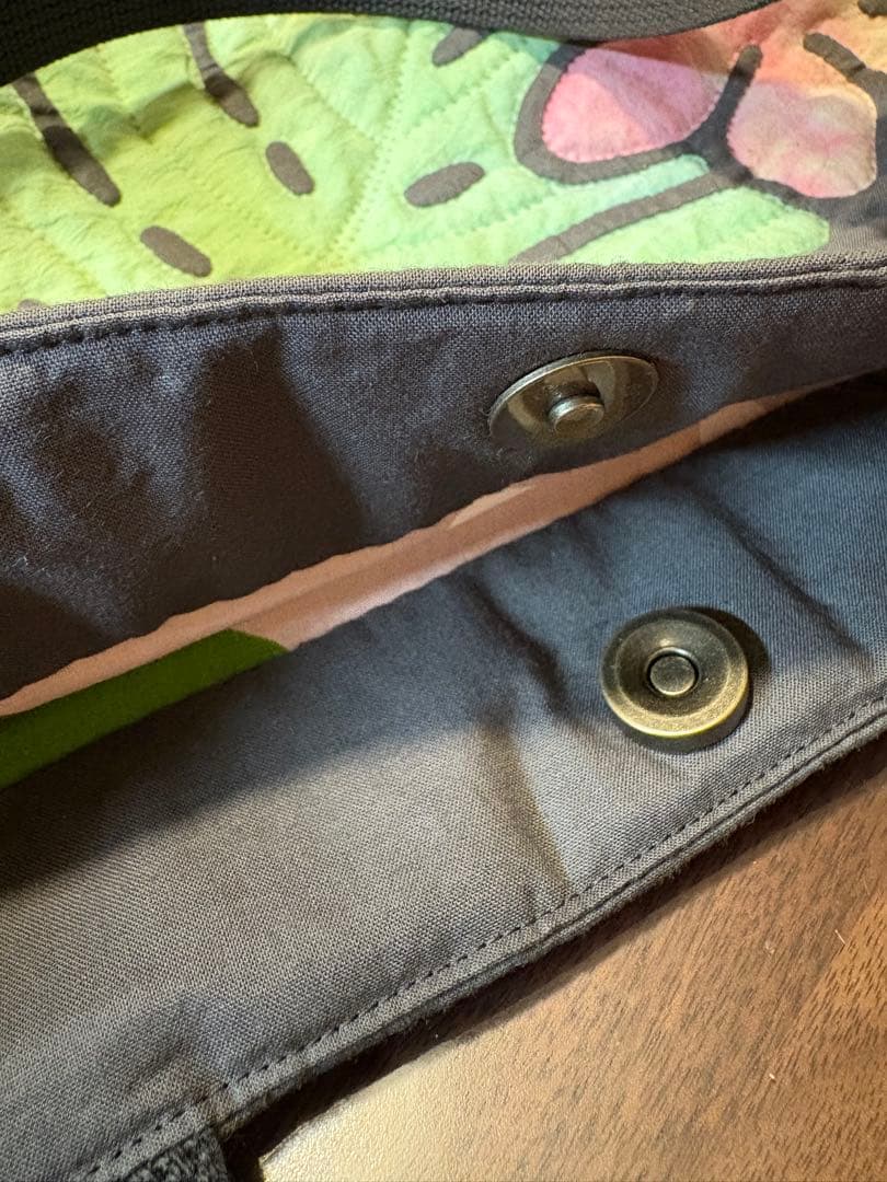ハワイアンキルト　ハンドメイド　トートバッグ