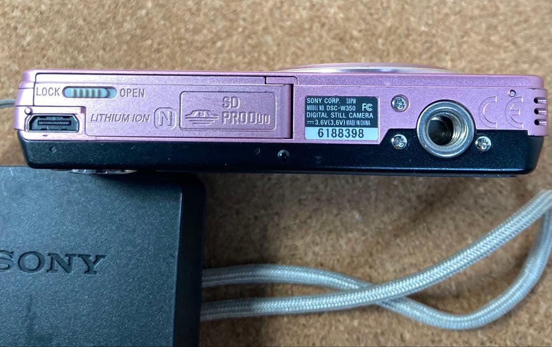 デジカメ　ＳＯＮＹ　ＤＳＣ－Ｗ３５０　デジタルカメラ