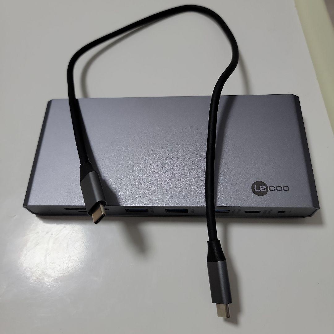 usb c 11 in 1 マルチポートハブ ドック付き