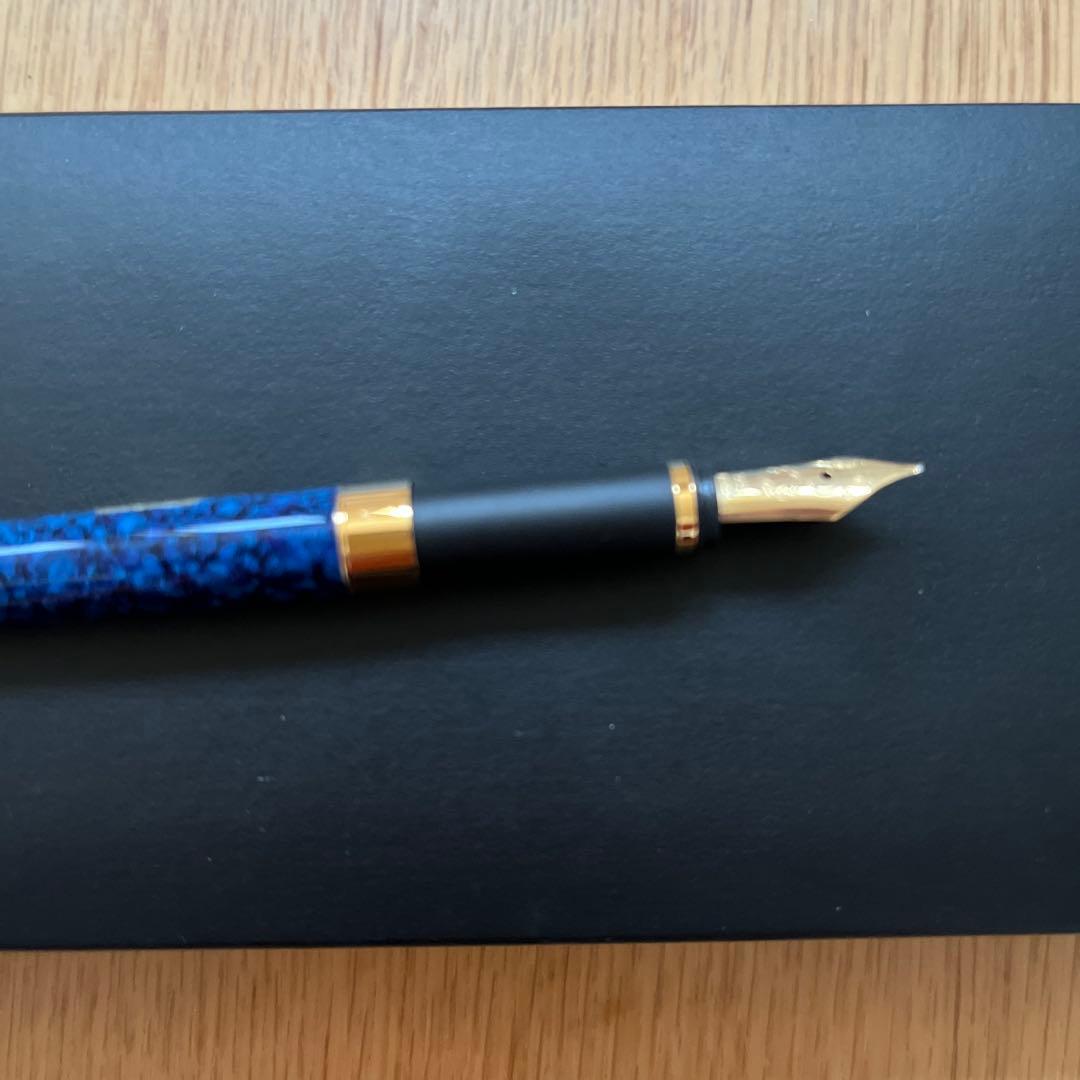 MONT BLANC 万年筆 ノブレスシリーズ青
