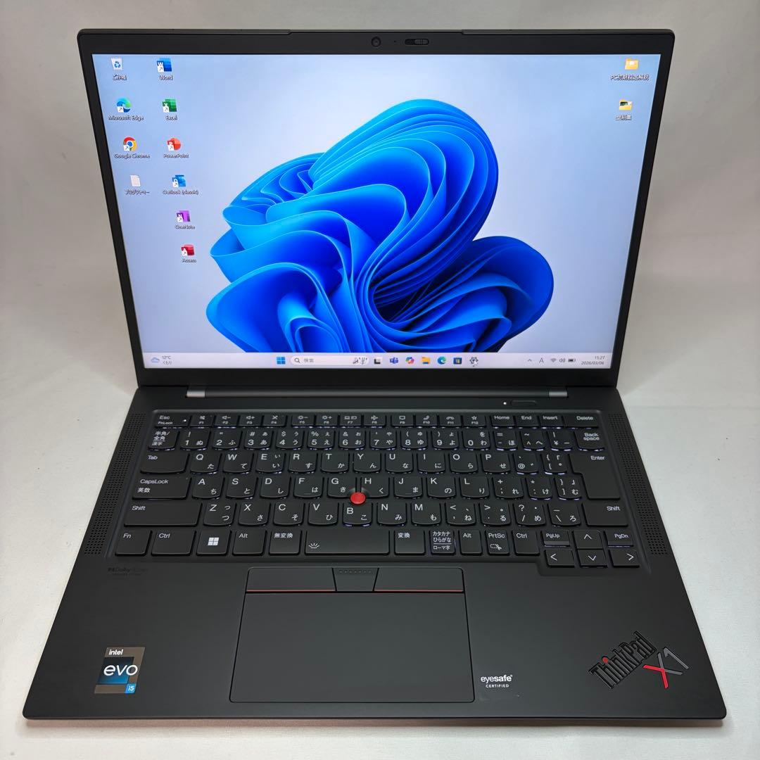 美品 X1 Carbon Gen10 12世代 i5 8GB 14型 オフィス