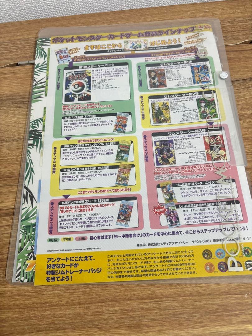 ポケモンカード　旧裏　プレミアムファイル　サザンアイランド　ファイル　3個セット