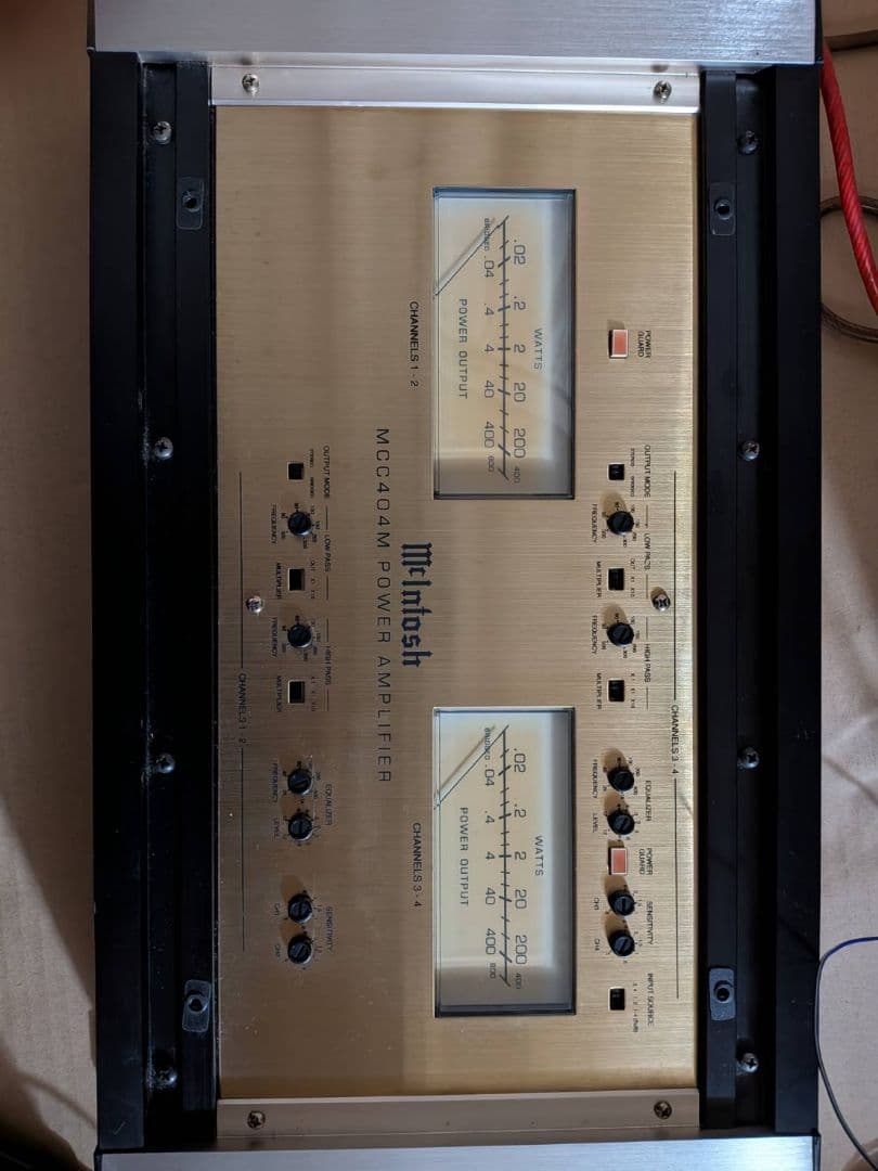 McIntosh MCC404M パワーアンプ中古品