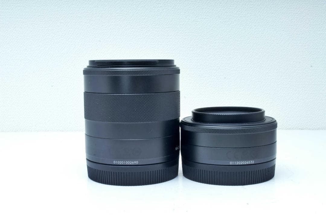 Canon EOS Mミラーレス一眼ダブルレンズキット【美品】