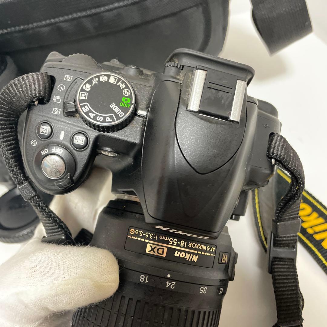 Nikon D3100 ニコン ダブルレンズ デジタル 一眼レフ カメラ 中古