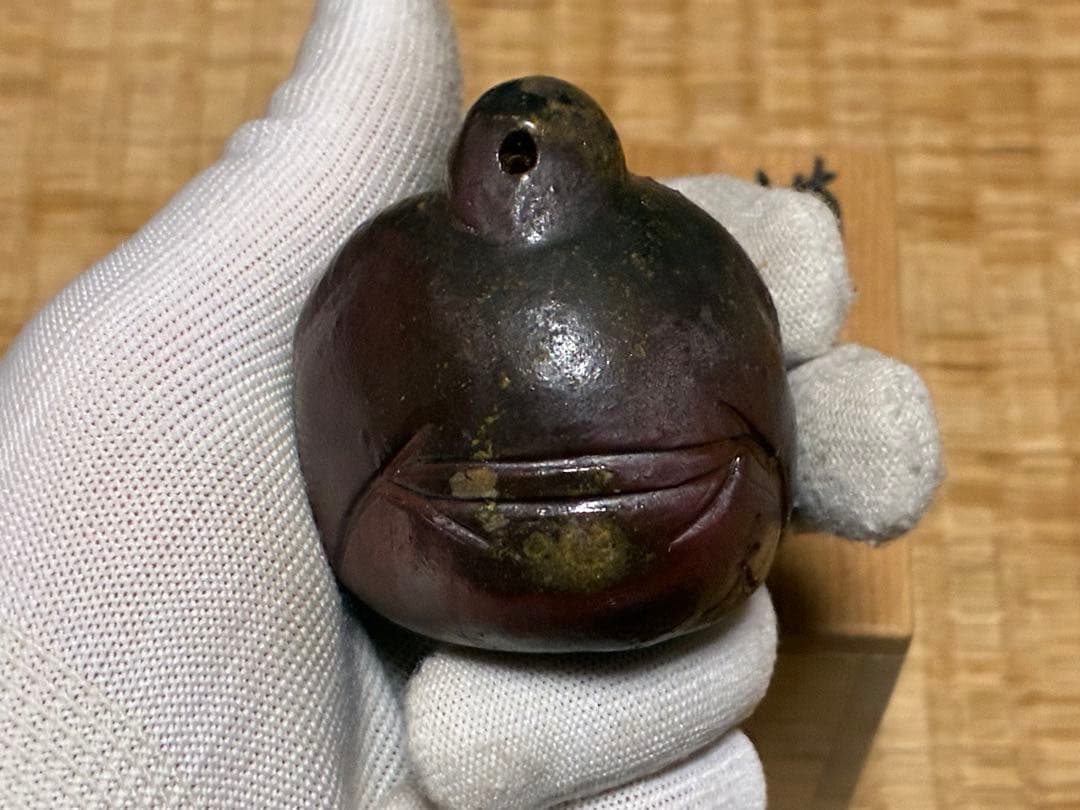 茶道具 備前焼 水滴 作家物 共箱 二点 まとめて