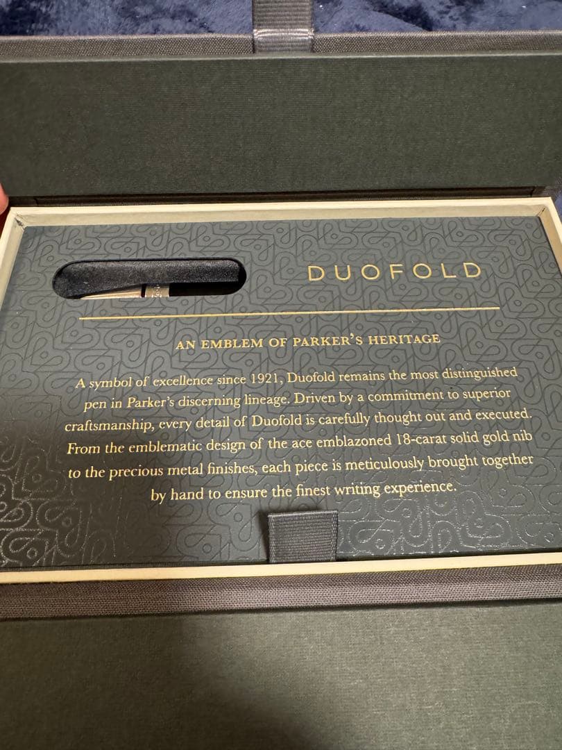 PARKER DUOFOLD パーカー ボールペン ブラック 箱付き