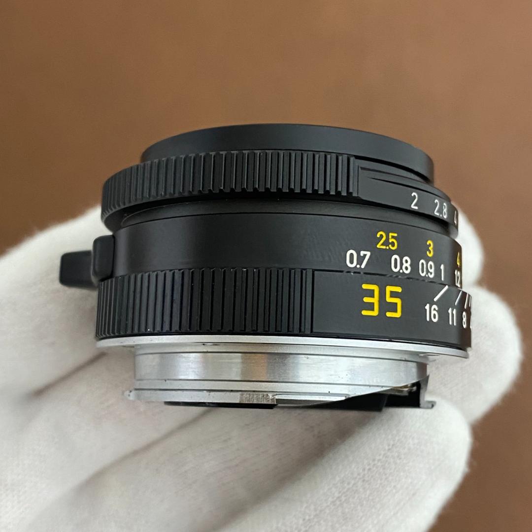 Summicron M35mm f2.0 7枚玉 前期 1987年製 フード付き