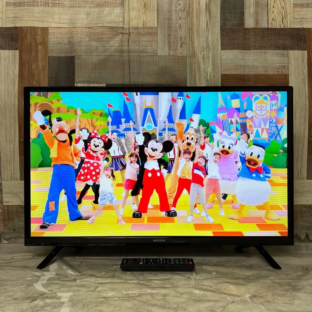 全国送料込❣️ 2年前購入マクスゼン32型テレビWチューナ外付HDD対応新品リモ付