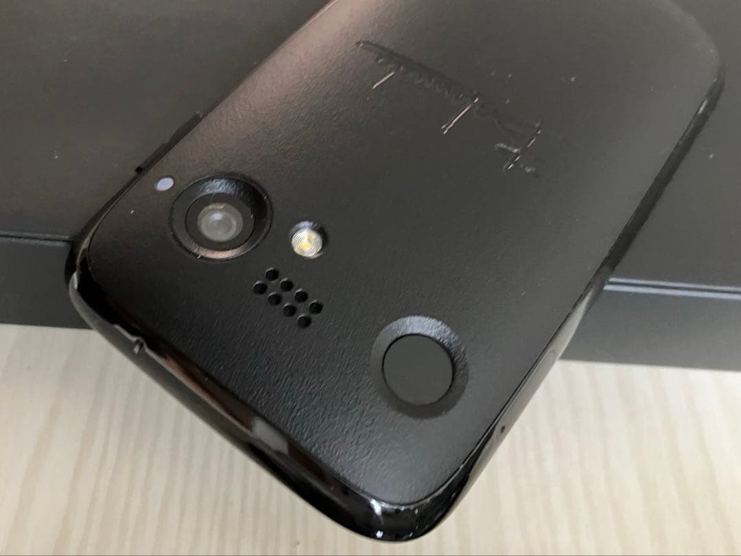 美品BALMUDA Phone バルミューダ フォン ブラック 本体フリーセット