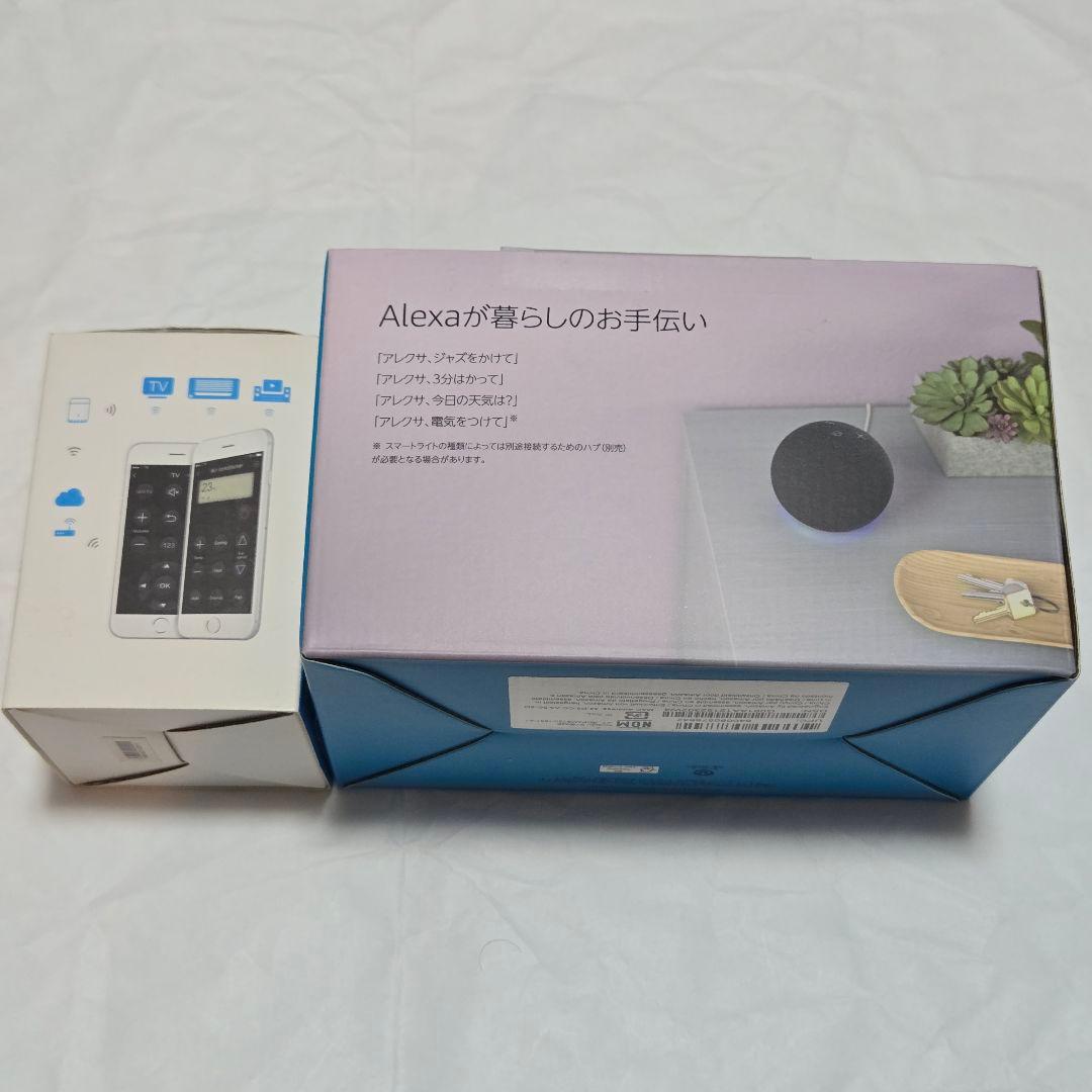 Echo Dot スマートスピーカー チャコール eRemote miniセット