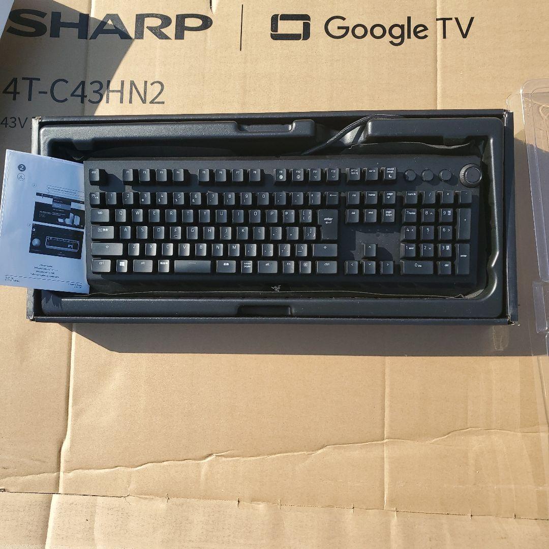 新品未使用、ゲーミングキーボード 有線 メカニカル ブラック