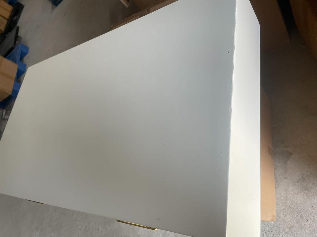 ホワイト モダンドレッサーデスクのみ 訳あり品写真をご確認 J206-80-04