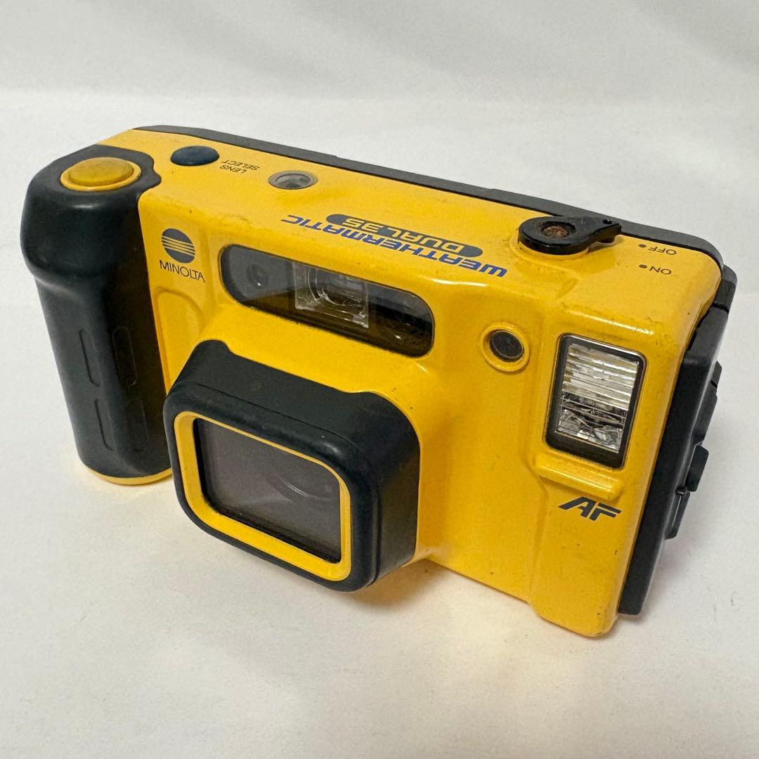 【防水】Minolta Whthermatic DUAL 35 コンパクトカメラ